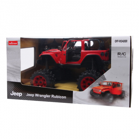 Masinute si vehicule cu telecomanda - Mașină cu Telecomandă Jeep Wrangler JL Roșu