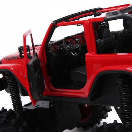 Mașină cu Telecomandă Jeep Wrangler JL Roșu [4]