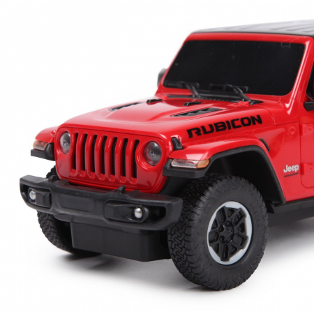 Mașină cu Telecomandă Jeep Wrangler JL Roșu, Scara 1:24  [5]