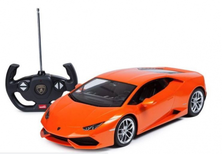 Masinute, Motociclete, Elicoptere, Avioane & Trenulete - Masina cu telecomanda lamborghini lp610-4 portocalie scara 1 la 14