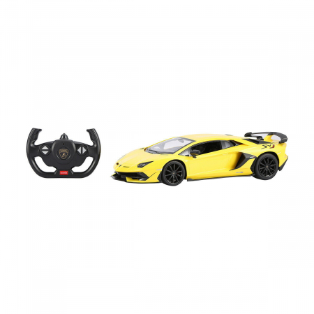 Masina cu telecomanda lamorghini aventador svj galben scara 1 la 14 [3]