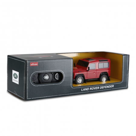 Masinute si vehicule cu telecomanda - Mașină cu Telecomandă Land Rover Defender Roșie, Scara 1:24
