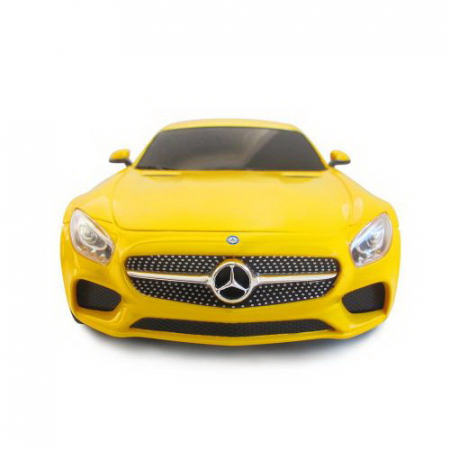 Masina cu telecomanda mercedes amg gt galben cu scara 1 la 24 [2]