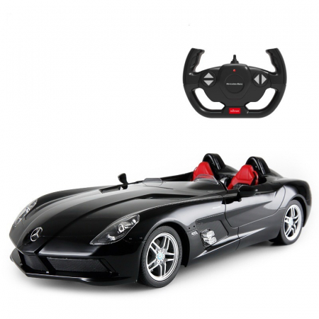 Jocuri de Rol - Mașină cu Telecomandă Mercedes-Benz SLR Neagră, Scara 1:12
