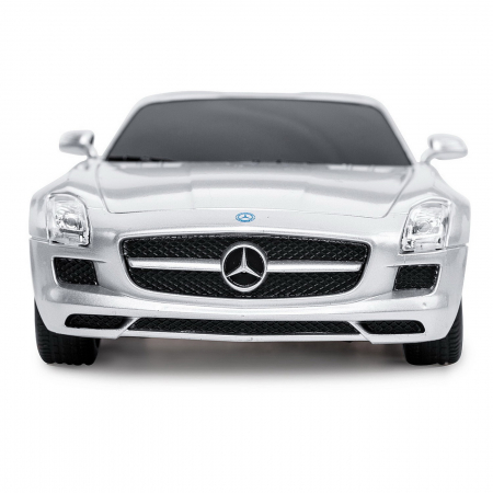 Mașină cu Telecomandă Mercedes-Benz SLS AMG Argintie, Scara 1:24 [5]