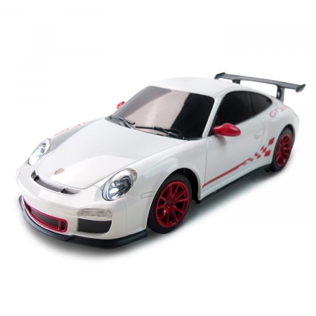 Mașină cu Telecomandă Porsche GT3 RS Alb, Scara 1:24  [3]