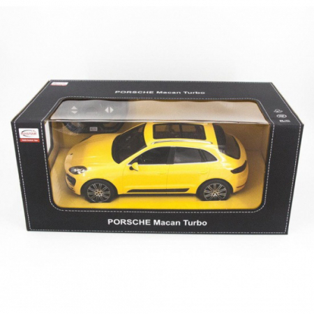 Mașină cu Telecomandă Porsche Macan Turbo Galbenă [5]