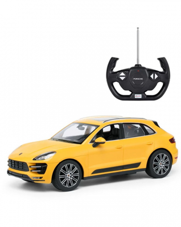 Masinute si vehicule cu telecomanda - Mașină cu Telecomandă Porsche Macan Turbo Galbenă