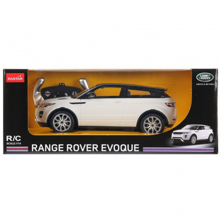 Masina cu telecomanda range rover evoque alb scara 1 la 14 [1]