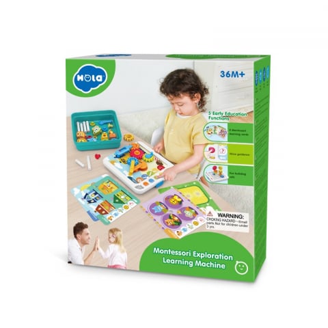 Jucarii de sortat si motricitate - MASINA DE INVATARE SI EXPLORARE MONTESSORI