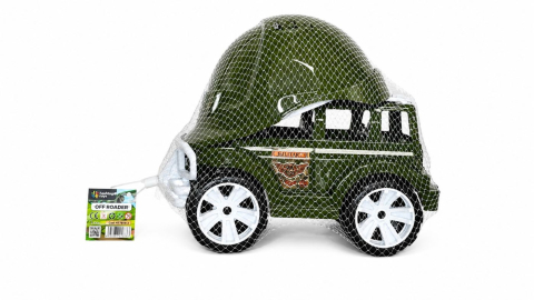 Jocuri si articole copii - MASINA JEEP OFF ROADER CU CASCA MILITAR 32CM
