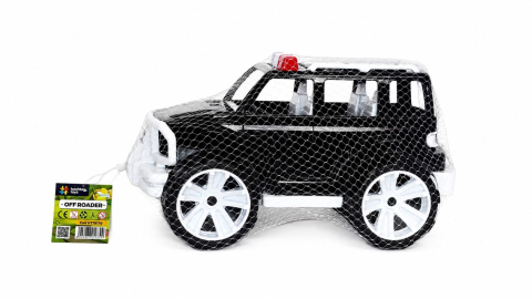 Jocuri si articole copii - MASINA JEEP OFF ROADER NEGRU ALB 32CM