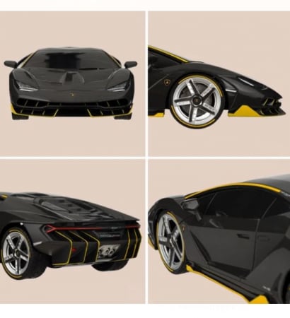 Mașina Lamborghini Centenario cu Joystick, Negru, 1:12/2.4GHz [3]