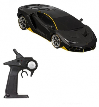 Masinute si vehicule cu telecomanda - Mașina Lamborghini Centenario cu Joystick, Negru, 1:12/2.4GHz
