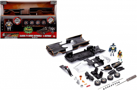 Masinute, Motociclete, Elicoptere, Avioane & Trenulete - Masinuta batman build and collect scara 1 la 24