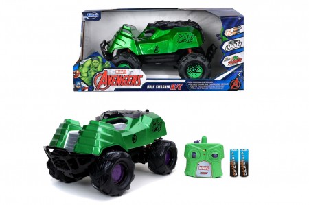 Masinute si vehicule cu telecomanda - Masinuta cu telecomanda marvel rc hulk smasher scara 1:14