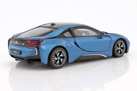 Mașinuță Metalică BMW i8 Albastru, Scara 1:24  [2]