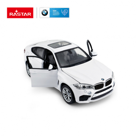 Mașinuță Metalică BMW X6M Alb, Scara 1:24  [1]