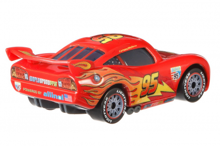Mașinuța Metalică Cars3 Personajul Fulger McQueen cu Roți de Curse [2]