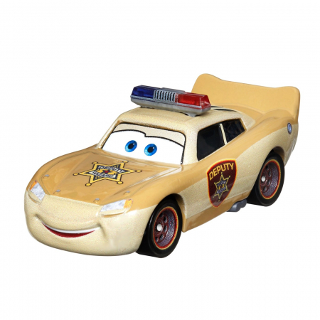 Mașinuța Metalică Cars3 - Personajul Fulger McQueen Deputy Hazzard  [1]
