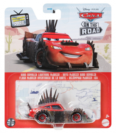 Masinute, Motociclete, Elicoptere, Avioane & Trenulete - Cars3 - Mașinuța Metalică Personajul Road Rumbler Fulger McQueen 
