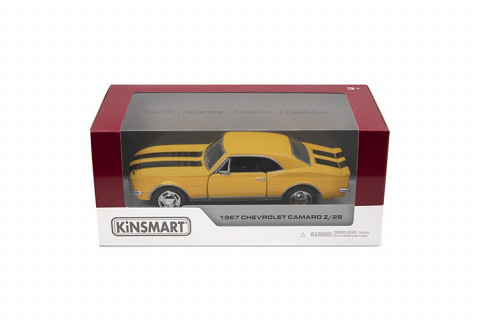 Jocuri si articole copii - MASINUTA METALICA CHEVROLET CAMARO Z/28 1967 13CM  SCARA 1 LA 37