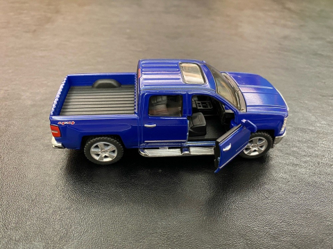 MASINUTA METALICA CHEVROLET SILVERADO 13CM SCARA 1 LA 46 [8]