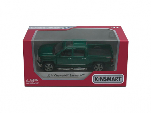 Jocuri si articole copii - MASINUTA METALICA CHEVROLET SILVERADO 13CM SCARA 1 LA 46