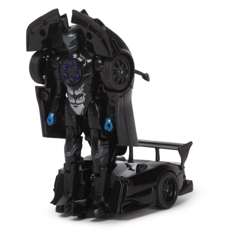 MASINUTA METALICA CONVERTIBILA PAGANI ZONDA R NEGRU CU SCARA 1 LA 32 [4]