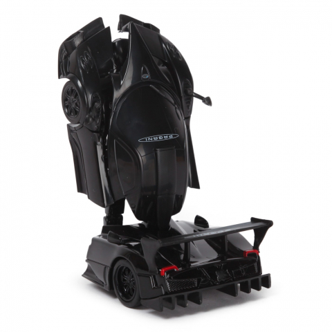 MASINUTA METALICA CONVERTIBILA PAGANI ZONDA R NEGRU CU SCARA 1 LA 32 [3]