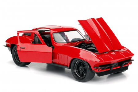Mașinuță Metalică Fast and Furious 1966 Chevy Corvette 1:24  [7]