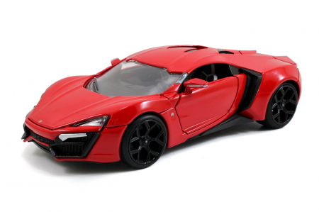 Masinuta metalica fast and furious lykan hypersport scara 1:24 [2]