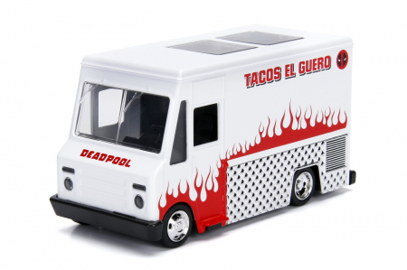 Mașinuță Metalică Food Truck Deadpool 1:32  [1]