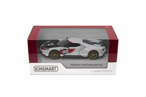 Jocuri si articole copii - MASINUTA METALICA FORD GT 13CM  SCARA 1 LA 38