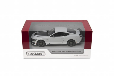 Jocuri si articole copii - MASINUTA METALICA FORD MUSTANG 2024 13CM  SCARA 1 LA 38