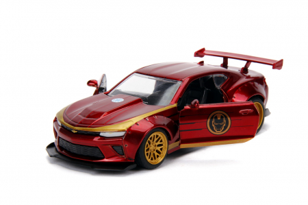 Mașinuță Metalică Iron Man 2016 Chevy Camaro SS 1:32  [4]