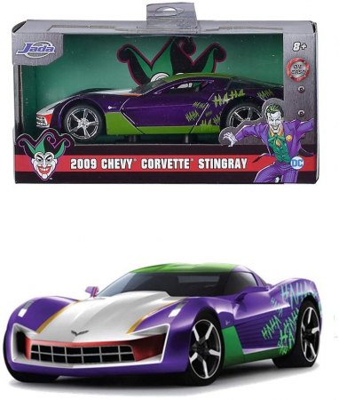 Masinute, Motociclete, Elicoptere, Avioane & Trenulete - Mașinuță Metalică Joker 2009 Chevy Corvette Stingray 1:32 