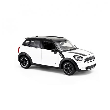 Mașinuță Metalică MiniCooper Albă, Scara 1:24  [0]