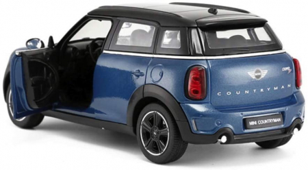 Mașinuță Metalică MiniCooper Albastru, Scara 1:24  [3]