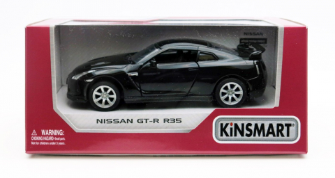 Jocuri si articole copii - MASINUTA METALICA NISSAN GT R 13CM SCARA 1 LA 36