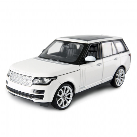 Mașinuță Metalică Range Rover Alb, Scara 1:24  [8]