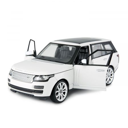 Mașinuță Metalică Range Rover Alb, Scara 1:24  [1]