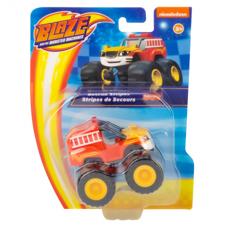 Jocuri si articole copii - Masinute Blaze din Metal Rescue Stripes 