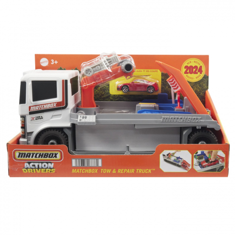 Jocuri si articole copii - MATCHBOX ACTION DRIVERS CAMION DE REPARATII SI REMORCARE