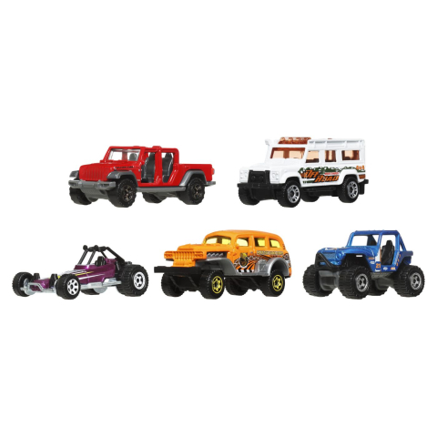 MATCHBOX SET 5 MASINUTE METALICE MBX ADVENTURE IV SCARA 1 LA 64 [2]
