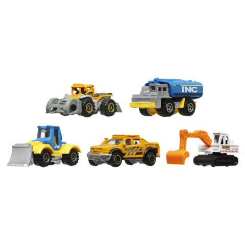 MATCHBOX SET 5 MASINUTE METALICE MBX CONSTRUCTION VII SCARA 1:64 [2]