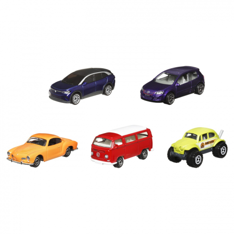 Matchbox Set 5 Masinute Metalice Mbx Volkswagen Scara 1:64 [1]