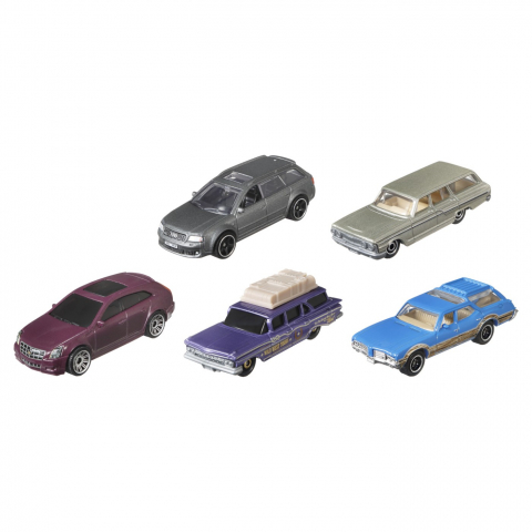 Matchbox Set 5 Masinute Metalice Mbx Wagons Scara 1:64 [1]