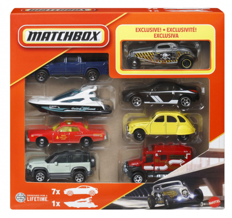 Jocuri si articole copii - MATCHBOX SET 8 MASINUTE METALICE EXCLUSIV FORD COUPE ZAMAC 1933 SCARA 1 LA 64