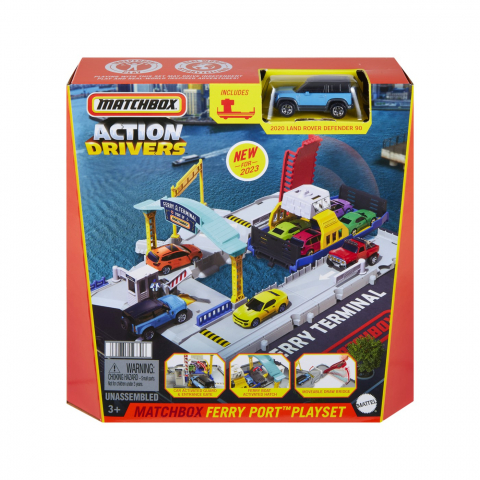 Jocuri si articole copii - Matchbox Set Action Divers Ferry Port
